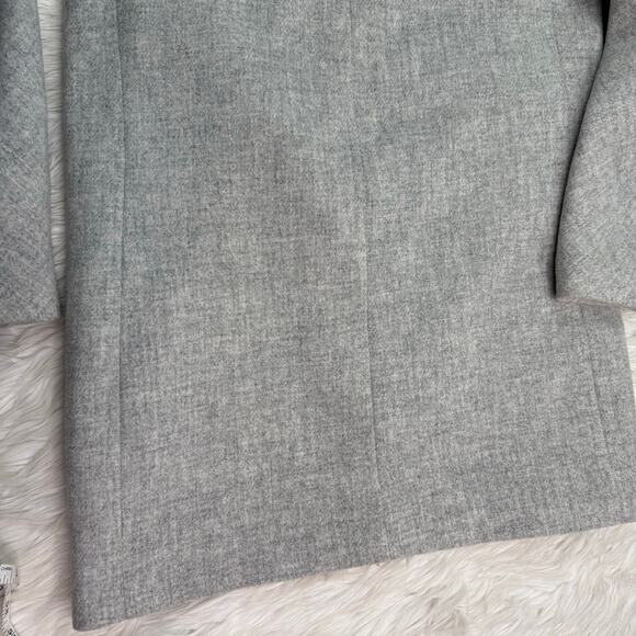 J. Crew Cocoon Coat In Italian Stadium-cloth Wool Blend For Women Gray Size 4 - Picture 13 of 13